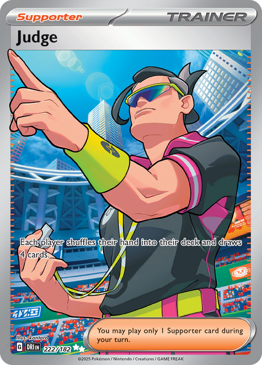 Judge - #222/182 - Pokémon Scarlet & Violet - Destined Rivals