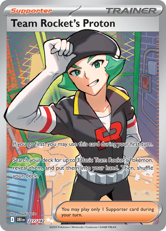Team Rocket's Proton - #227/182 - Pokémon Scarlet & Violet - Destined Rivals
