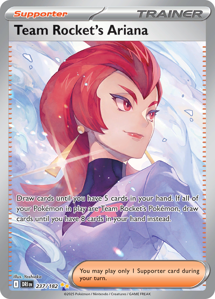 Team Rocket's Ariana - #237/182 - Pokémon Scarlet & Violet - Destined Rivals