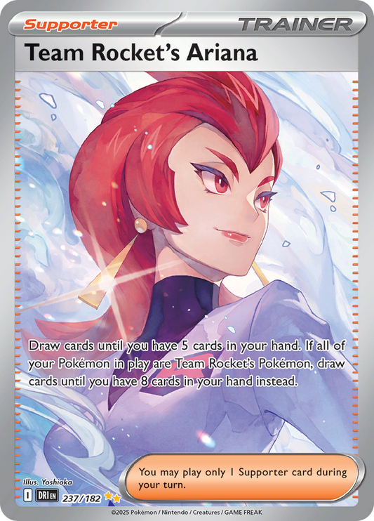 Team Rocket's Ariana - #237/182 - Pokémon Scarlet & Violet - Destined Rivals