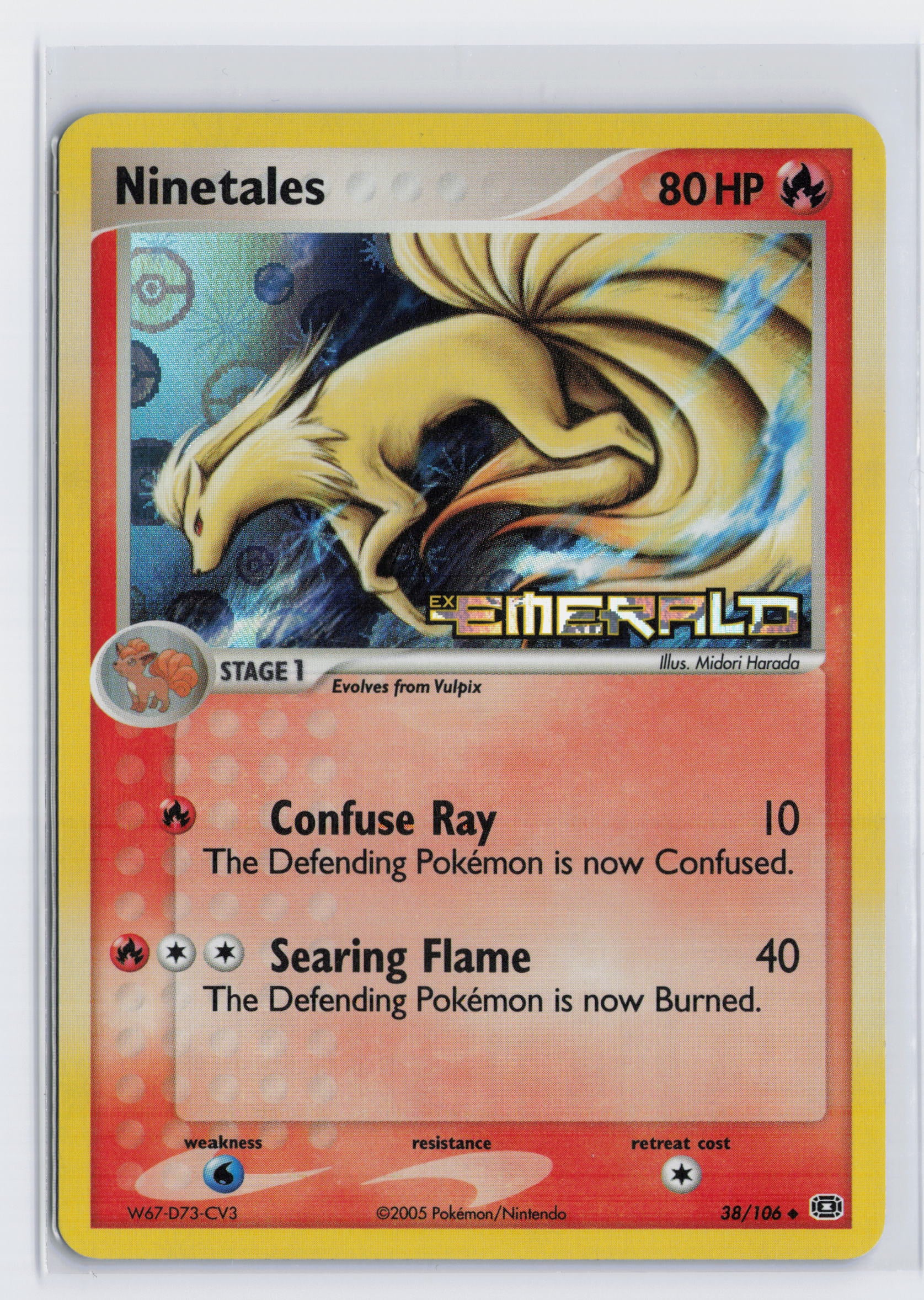Ninetales - #38/106 - Pokémon EX Series - EX Emerald