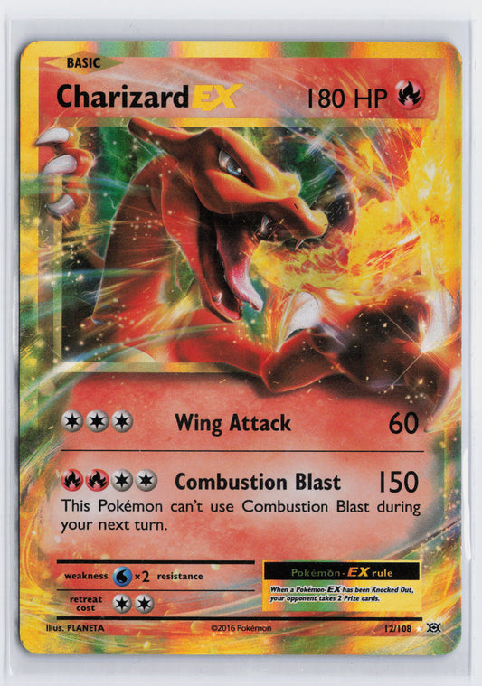 Charizard EX - #12/108 - Pokémon X & Y - Evolutions