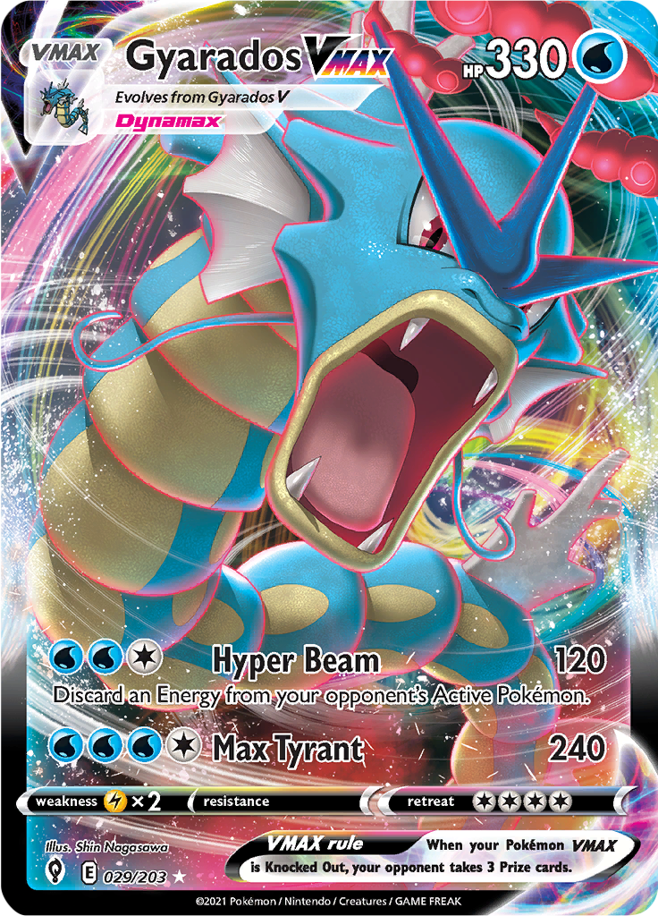 Gyarados VMAX - #29/203 - Pokémon Sword & Shield - Evolving Skies