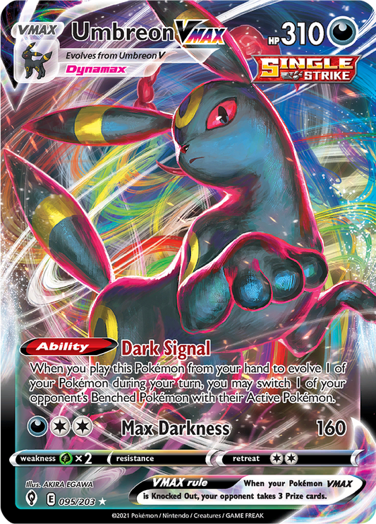 Umbreon VMAX - #95/203 - Pokémon Sword & Shield - Evolving Skies