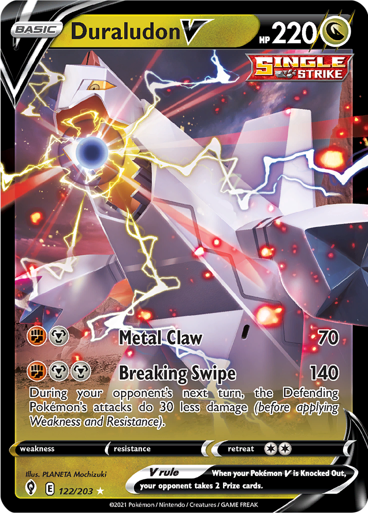 Duraludon V - #122/203 - Pokémon Sword & Shield - Evolving Skies