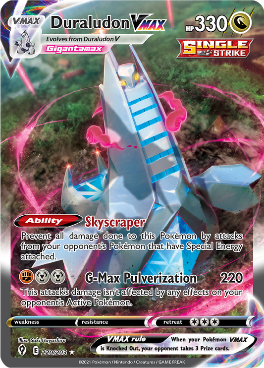 Duraludon VMAX - #220/203 - Pokémon Sword & Shield - Evolving Skies