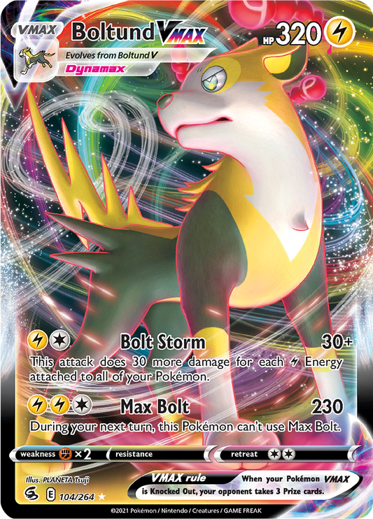 Boltund VMAX - #104/264 - Pokémon Sword & Shield - Fusion Strike