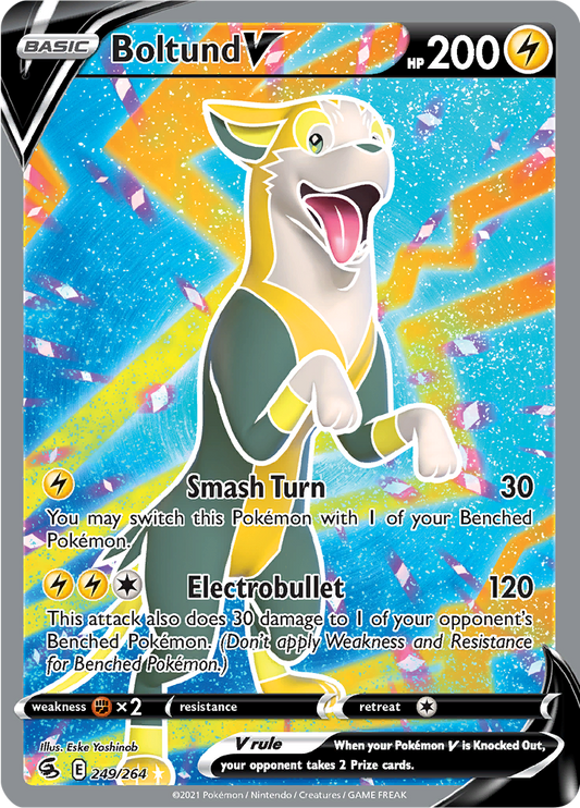 Boltund V - #249/264 - Pokémon Sword & Shield - Fusion Strike