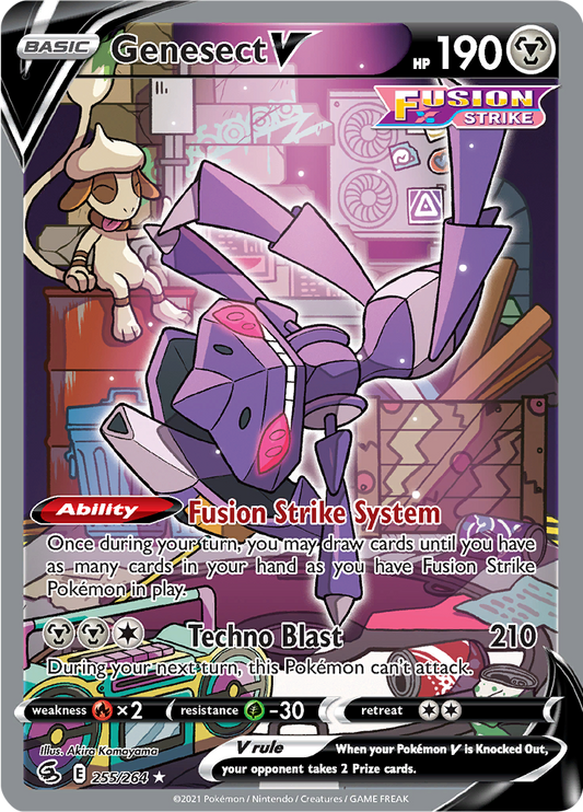 Genesect V - #255/264 - Pokémon Sword & Shield - Fusion Strike