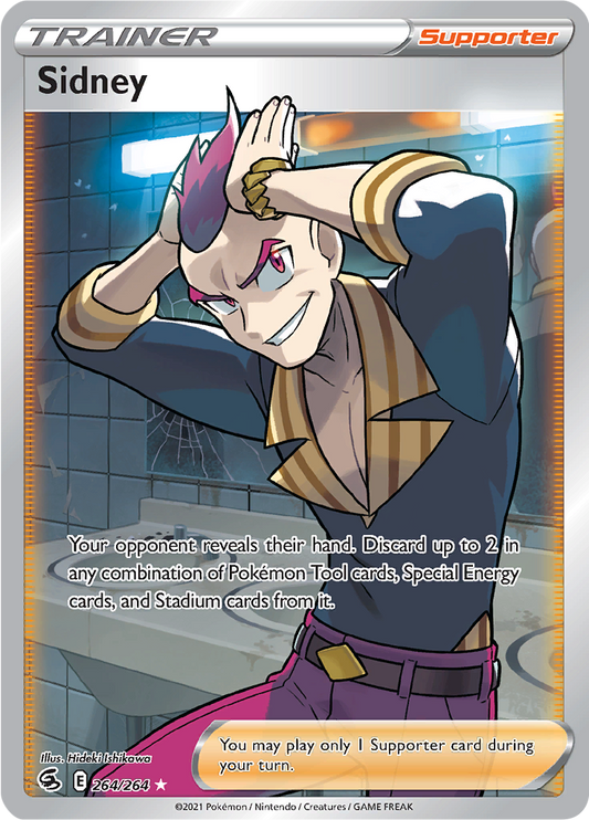 Sidney - #264/264 - Pokémon Sword & Shield - Fusion Strike