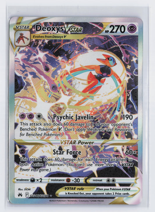 Deoxys VSTAR - #GG46/GG70 - Pokémon Sword & Shield - Crown Zenith