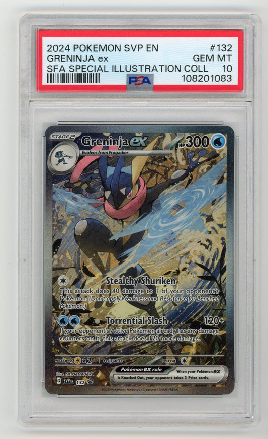 Greninja Ex - #132 PSA 10 - Pokémon Scarlet & Violet: Promo