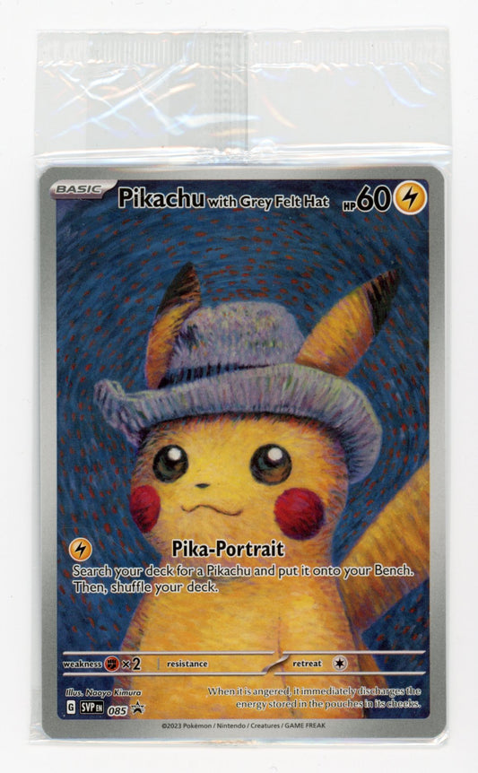 Pikachu with Grey Felt Hat - #SVP85 - Pokémon Scarlet & Violet - Promo (Sealed)