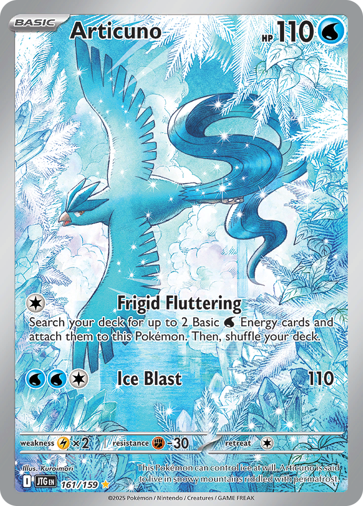 Articuno - #161/159 - Pokémon Scarlet & Violet - Journey Together