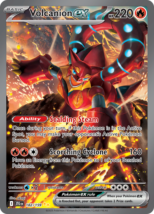 Volcanion ex - #182/159 - Pokémon Scarlet & Violet - Journey Together