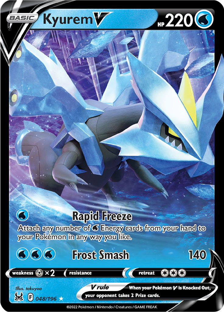 Kyurem V - #48/196 - Pokémon Sword & Shield - Lost Origin