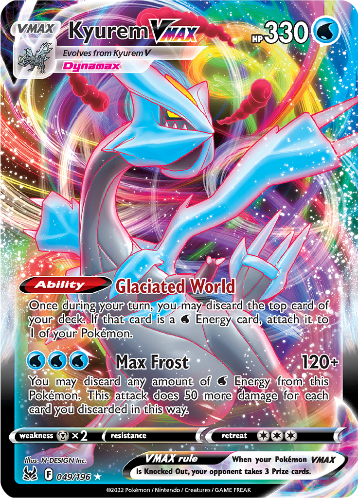 Kyurem VMAX - #49/196 - Pokémon Sword & Shield - Lost Origin