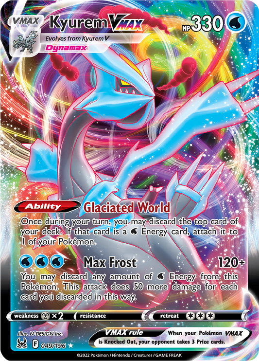 Kyurem VMAX - #49/196 - Pokémon Sword & Shield - Lost Origin
