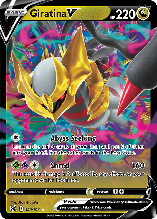 Giratina V - #130/196 - Pokémon Sword & Shield - Lost Origin