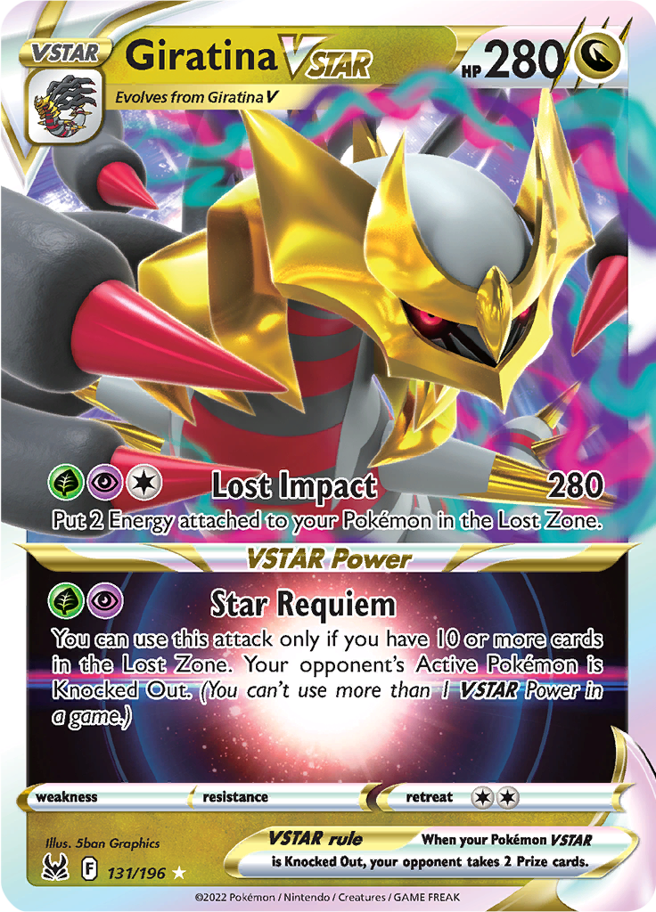 Giratina VMAX - #131/196 - Pokémon Sword & Shield - Lost Origin