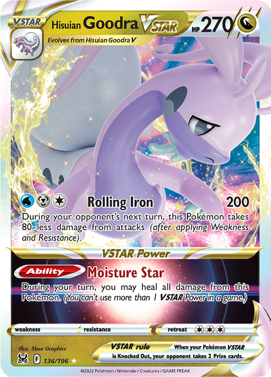 Hisuian Goodra VSTAR - #136/196 - Pokémon Sword & Shield - Lost Origin