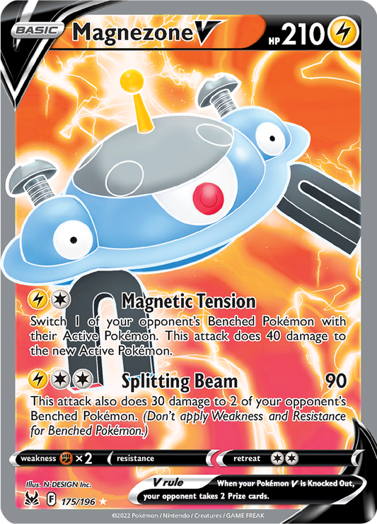 Magnezone V - #175/196 - Pokémon Sword & Shield - Lost Origin