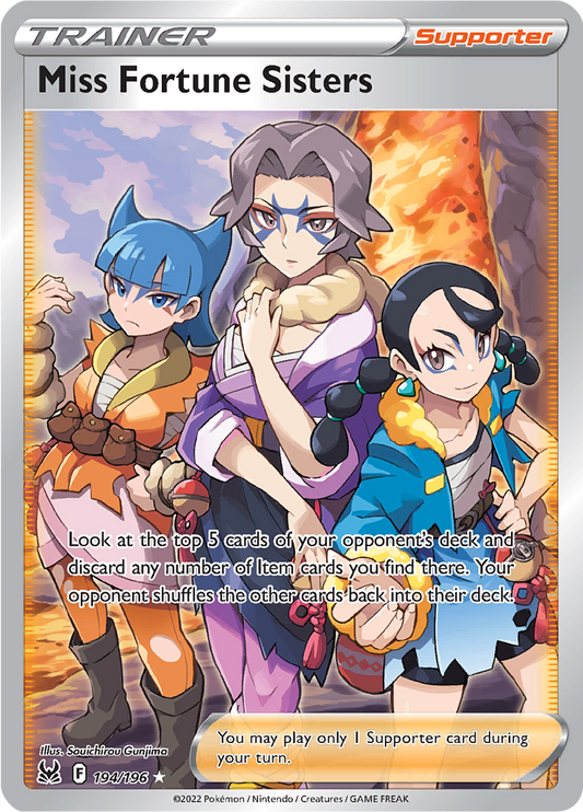 Miss Fortune Sisters - #194/196 - Pokémon Sword & Shield - Lost Origin