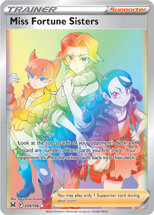 Miss Fortune Sisters - #209/196 - Pokémon Sword & Shield - Lost Origin