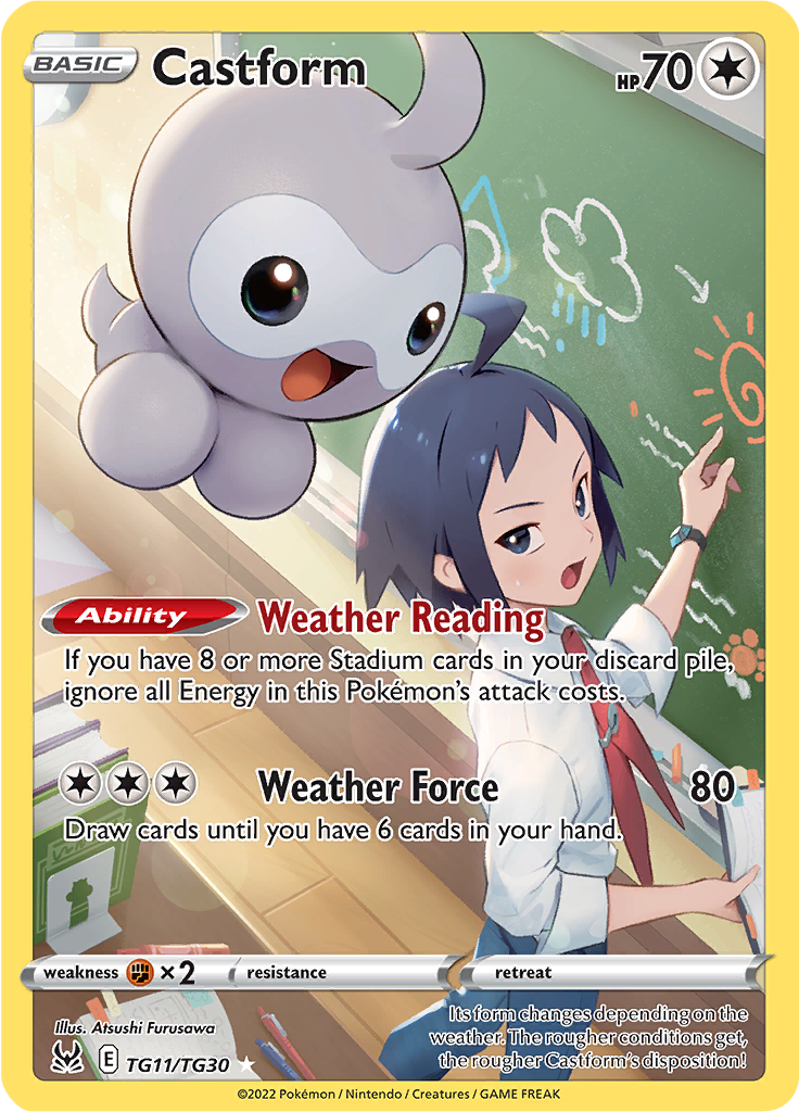 Castform - #TG11/TG30 - Pokémon Sword & Shield - Lost Origin