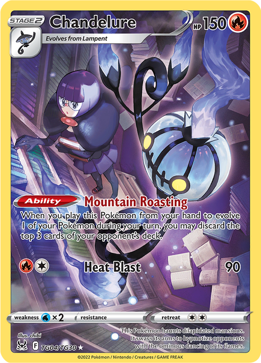 Chandelure - #TG4/TG30 - Pokémon Sword & Shield - Lost Origin