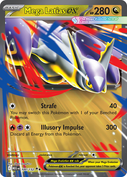 Mega Latias ex - #100/132 - Mega Evolution - Base