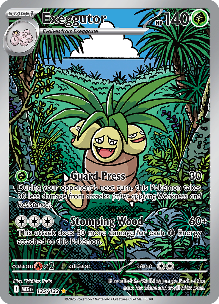 Exeggutor - #135/132 - Mega Evolution - Base