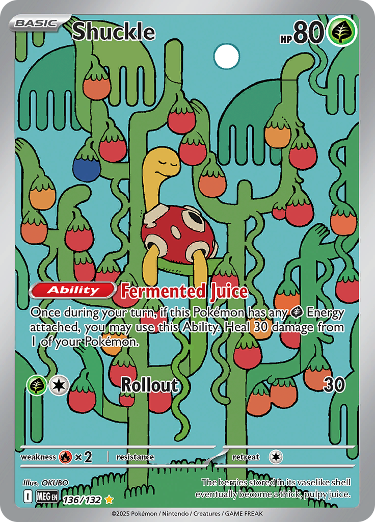 Shuckle - #136/132 - Mega Evolution - Base