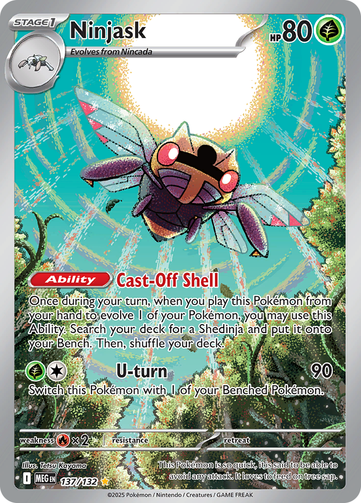Ninjask - #137/132 - Mega Evolution - Base