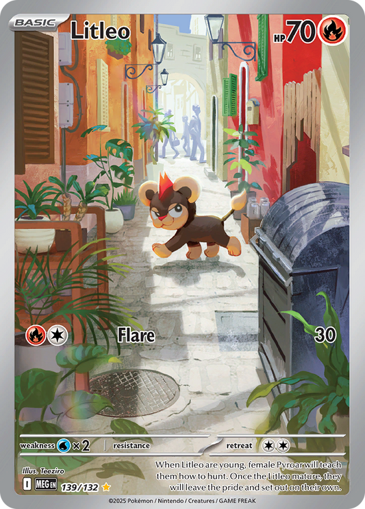 Litleo - #139/132 - Mega Evolution - Base