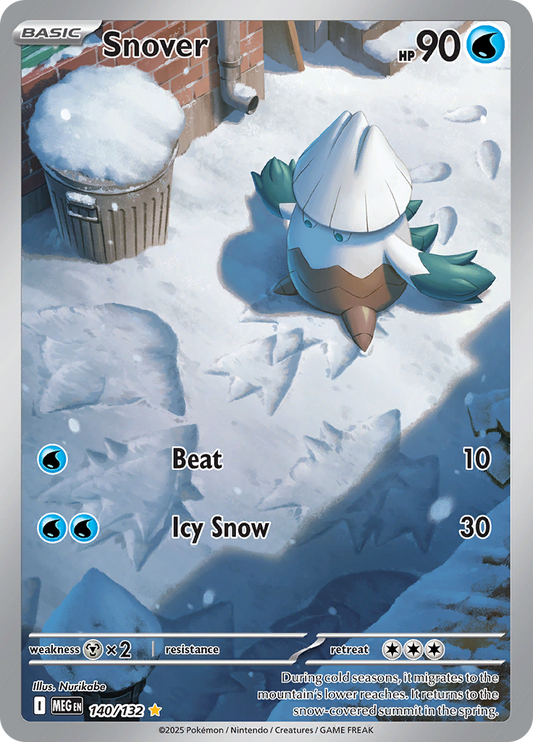 Snover - #140/132 - Mega Evolution - Base