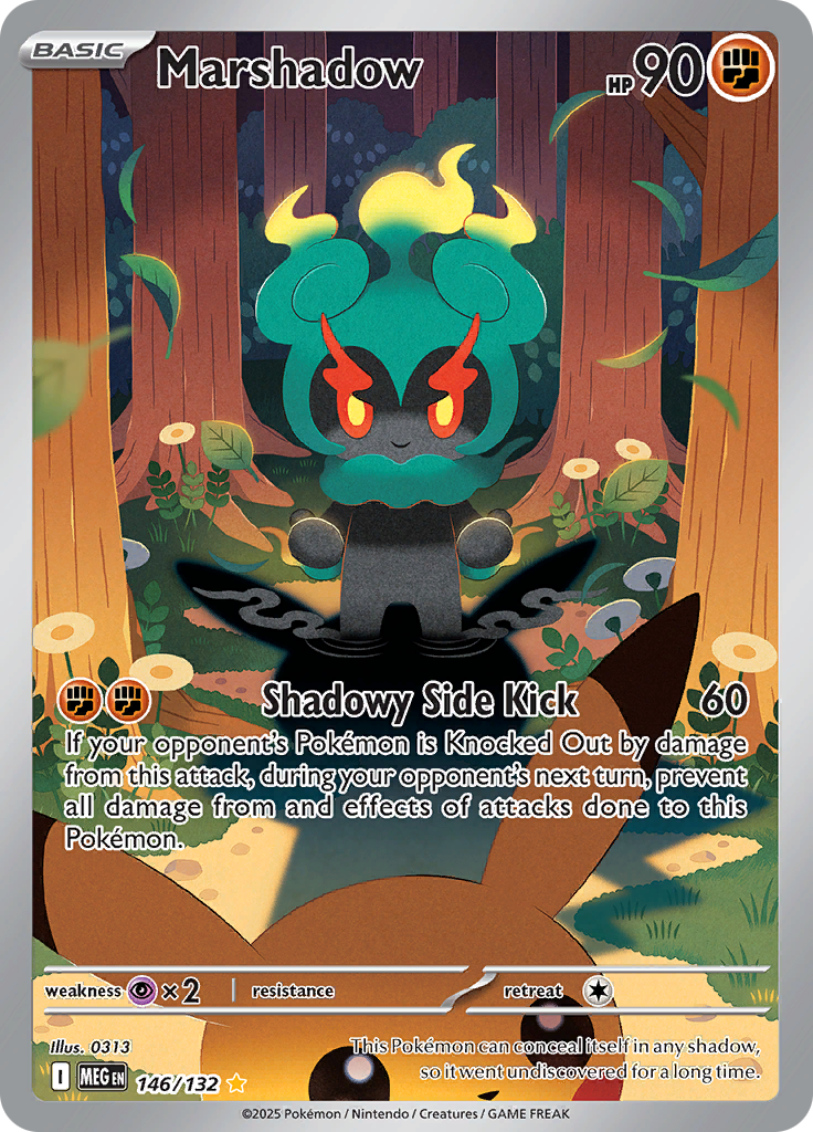 Marshadow - #146/132 - Mega Evolution - Base