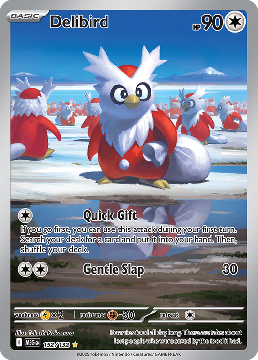Delibird - #152/132 - Mega Evolution - Base