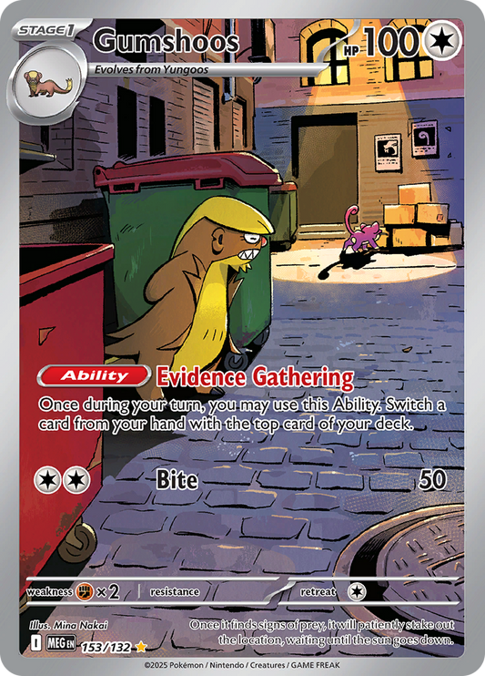 Gumshoos - #153/132 - Mega Evolution - Base