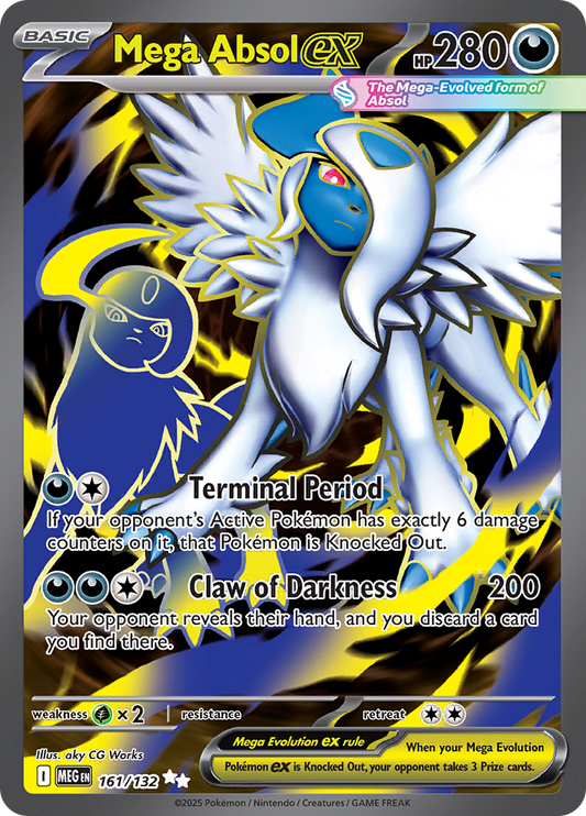 Mega Absol ex - #161/132 - Mega Evolution - Base