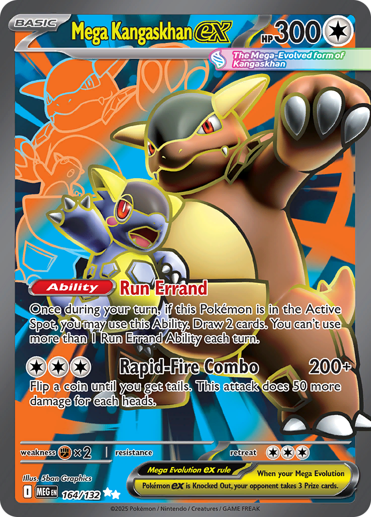 Mega Kangaskhan ex - #164/132 - Mega Evolution - Base