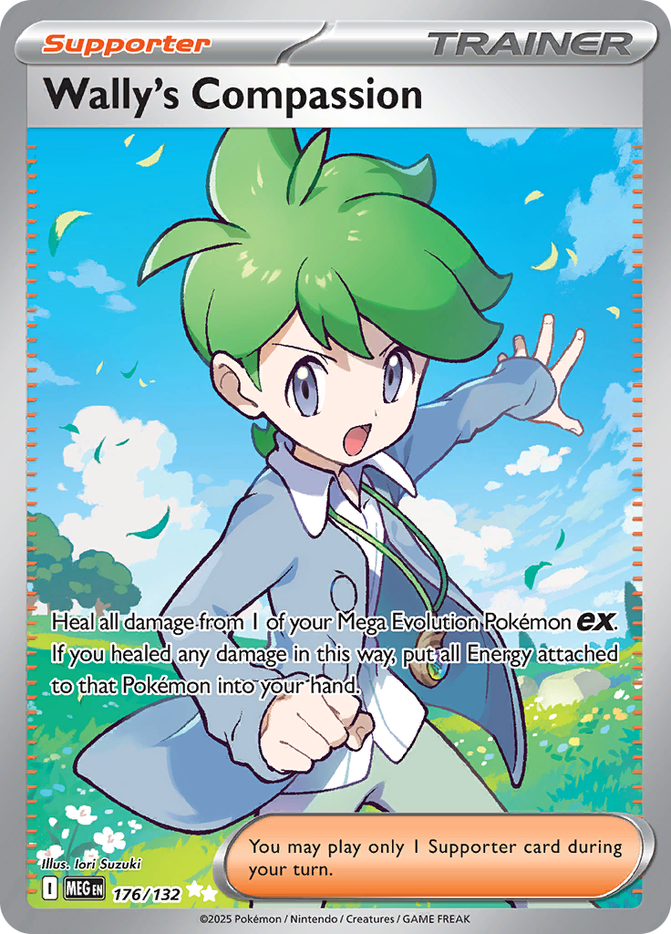 Wally's Compassion - #176/132 - Mega Evolution - Base