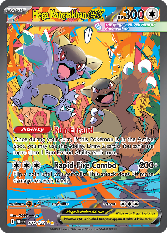 Mega Kangaskhan ex - #182/132 - Mega Evolution - Base