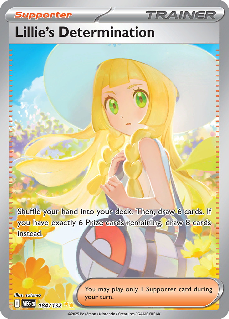 Lillie's Determination - #184/132 - Mega Evolution - Base