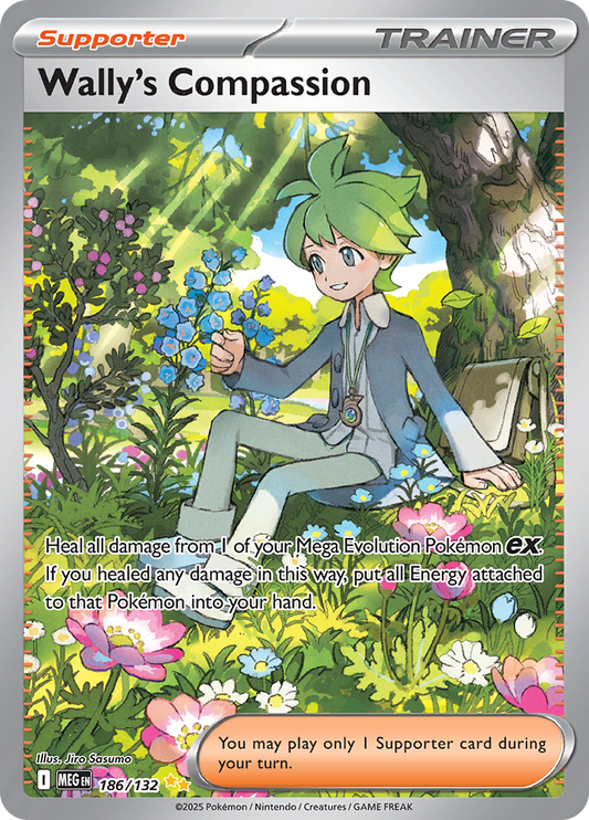 Wally's Compassion - #186/132 - Mega Evolution - Base