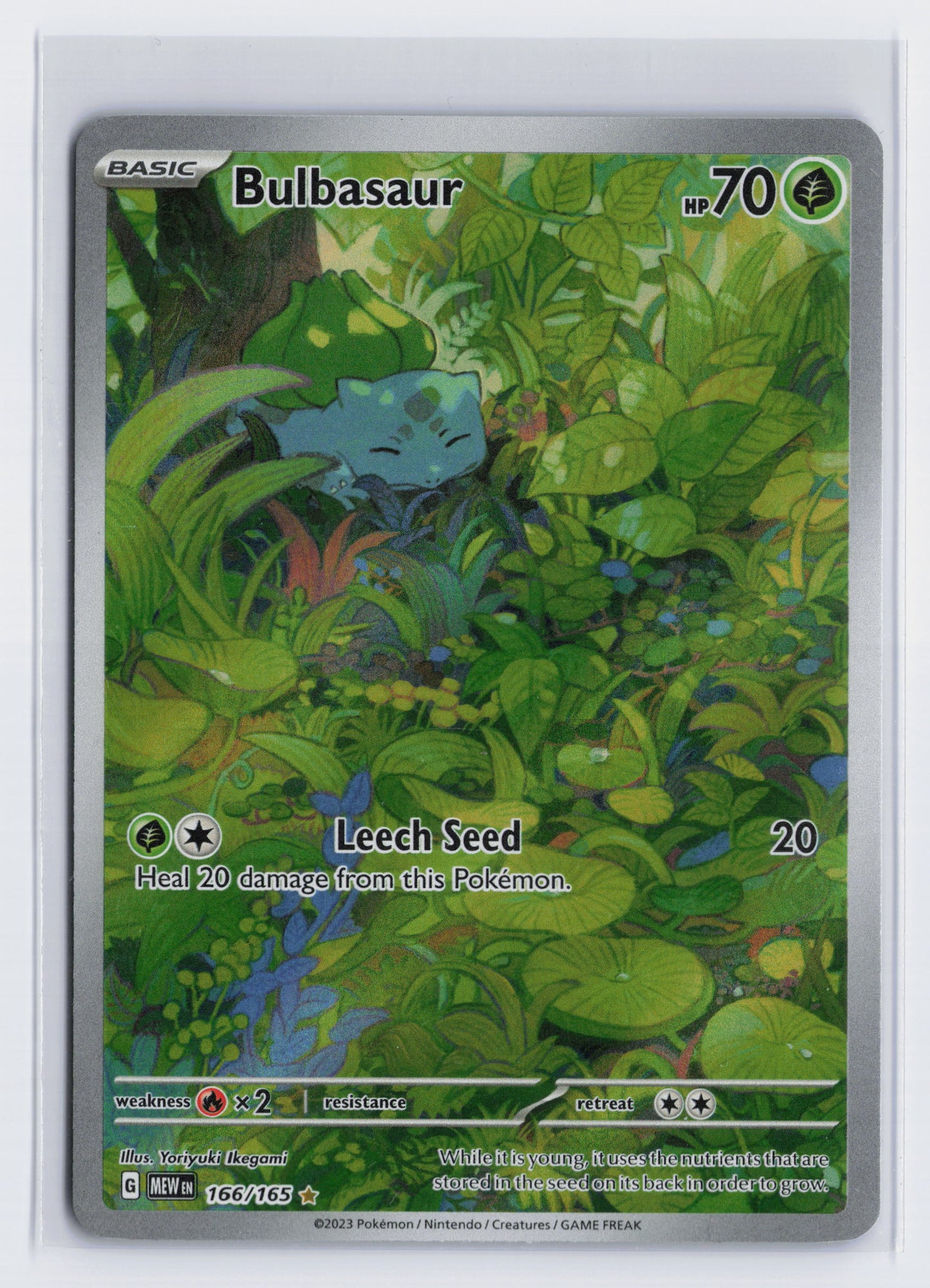 Bulbasaur - #166/165 - Pokémon Scarlet & Violet - 151
