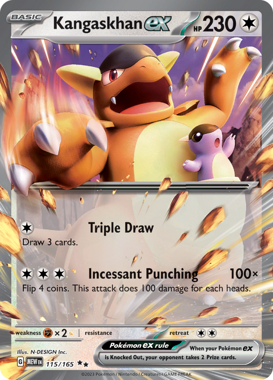 Kangaskhan ex - #115/165 - Pokémon Scarlet & Violet - 151