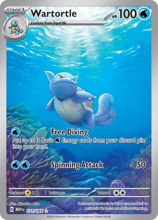 Wartortle - #171/165 - Pokémon Scarlet & Violet - 151