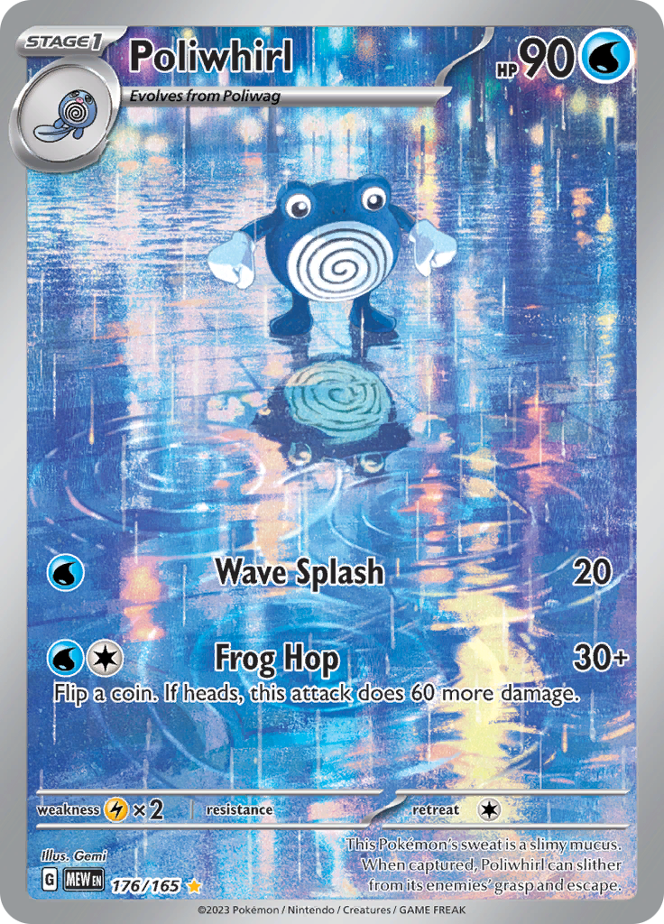 Poliwhirl - #176/165 - Pokémon Scarlet & Violet - 151