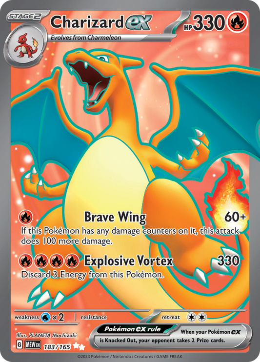 Charizard ex - #183/165 - Pokémon Scarlet & Violet - 151